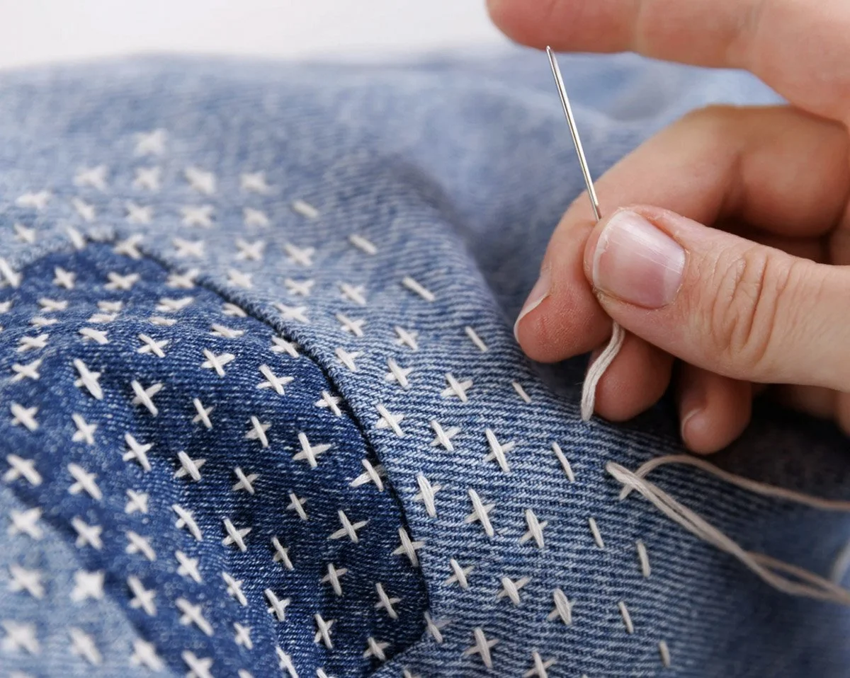Visible Mending with Sashiko @ Durham Arts Council