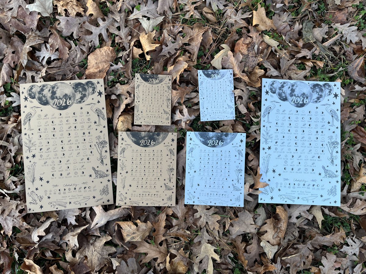 Fresh Water Boarder- 2026 Celestial Calendar