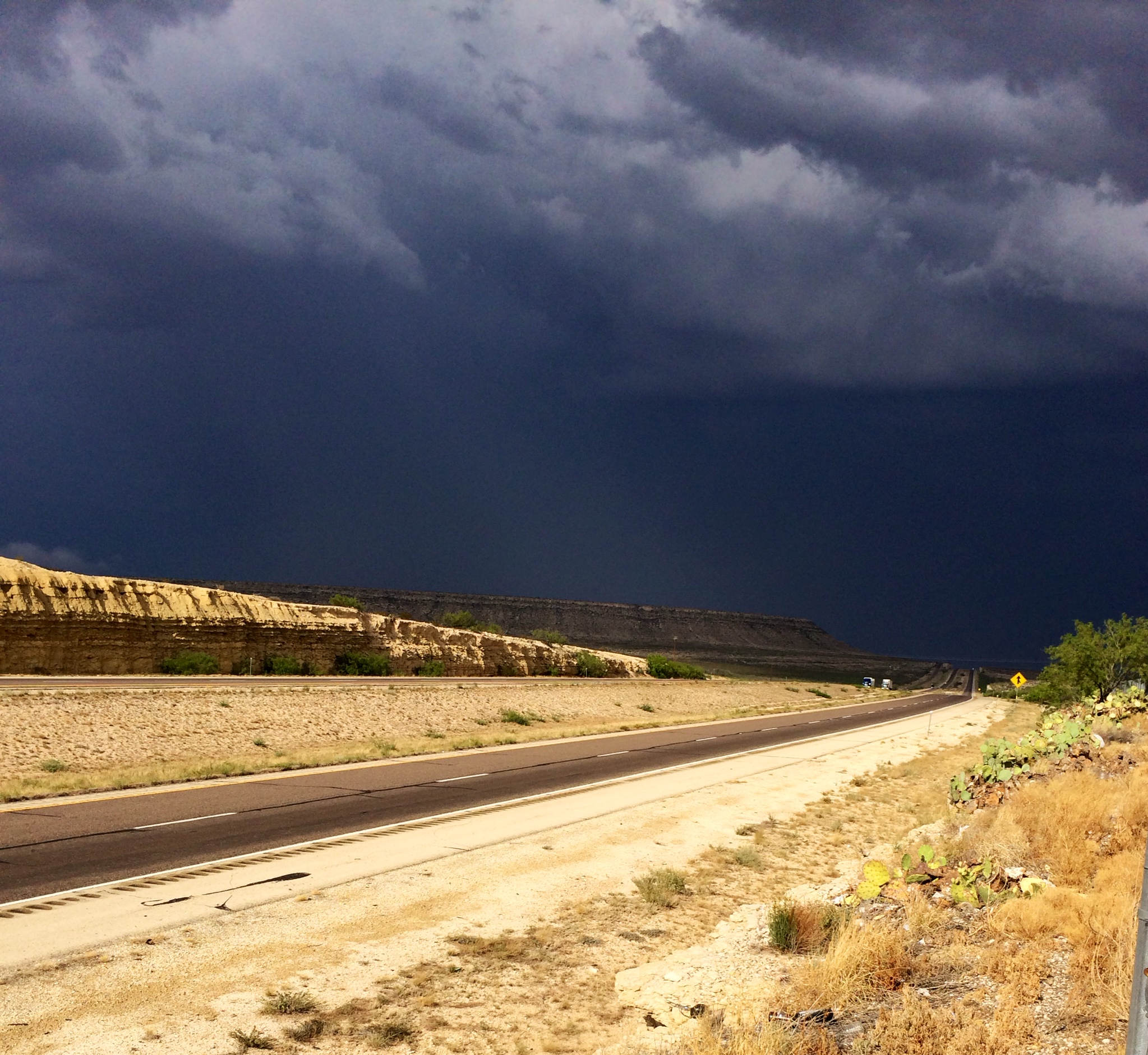Looking Towards Ozona, Texas