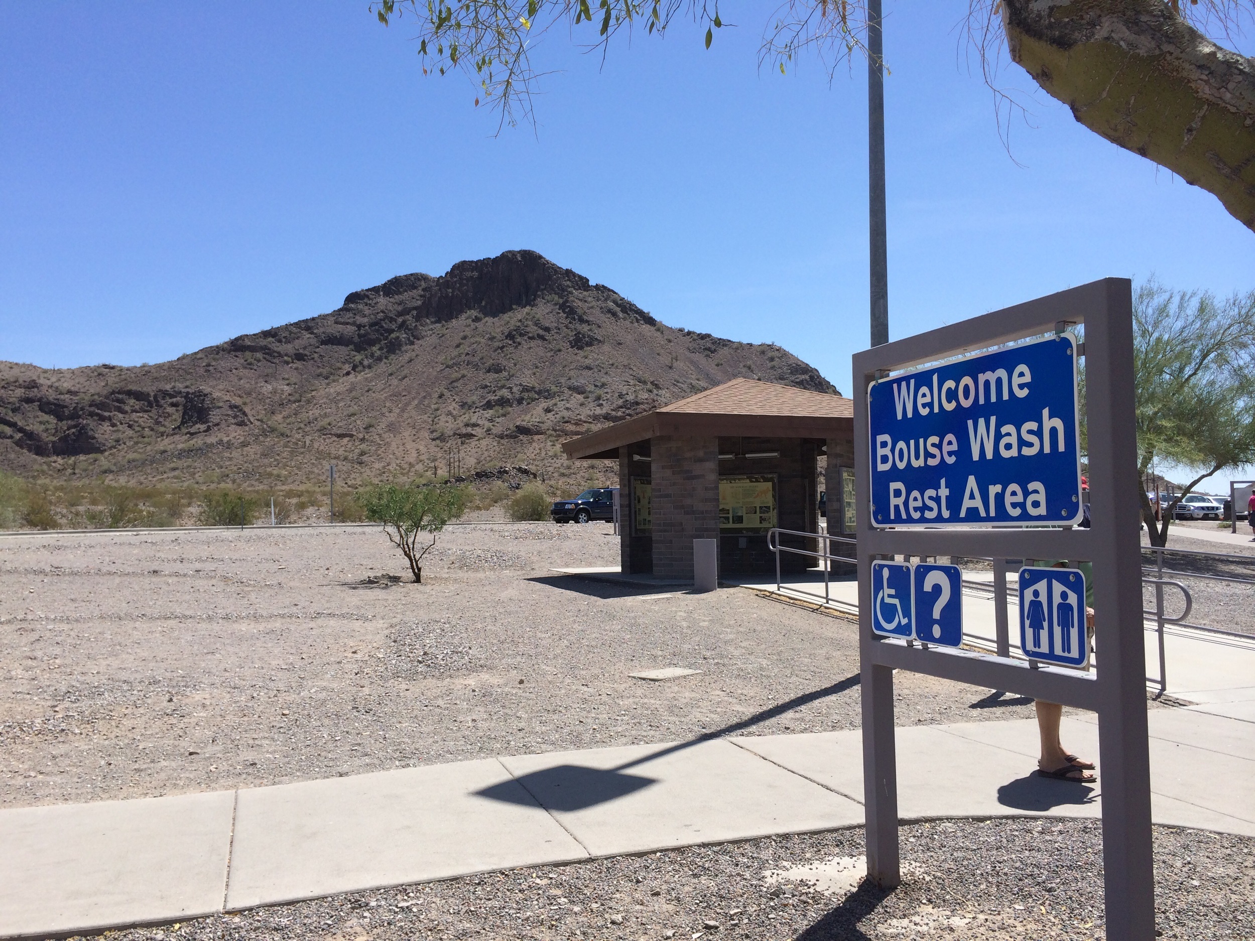 Rest Stop in AZ between Phoenix and Blythe.