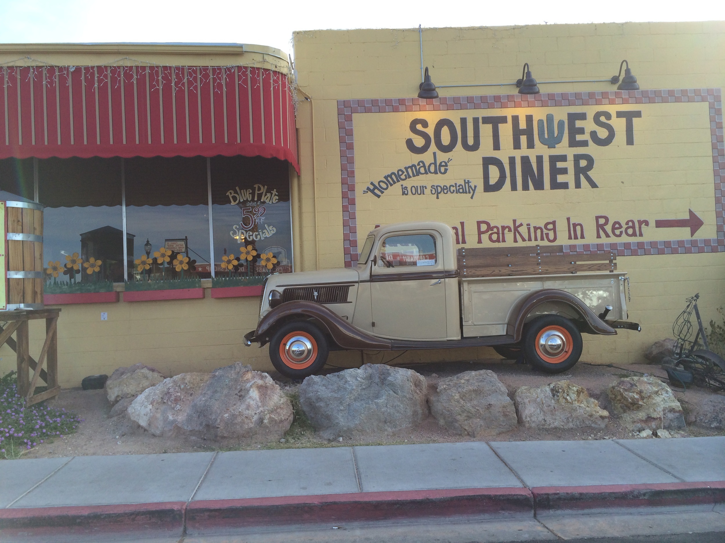 Our breakfast diner in Boulder City, NV .