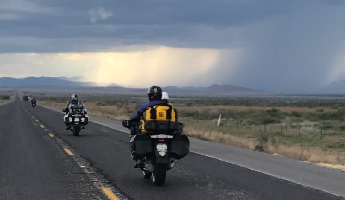 Approaching Rainstorm near Big Bend National Park, Texas