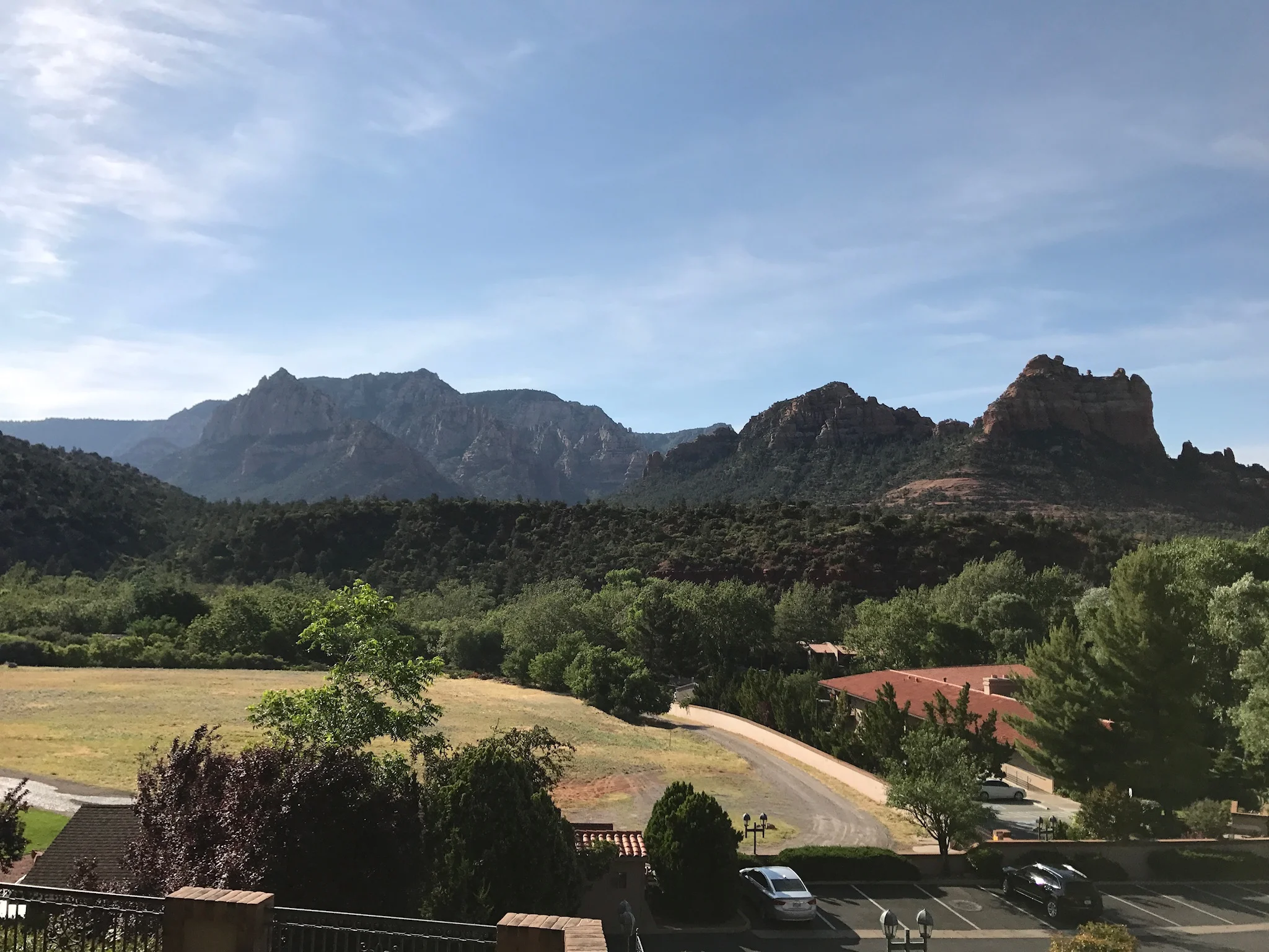 Our backyard view from our hotel in Sedona, AZ.