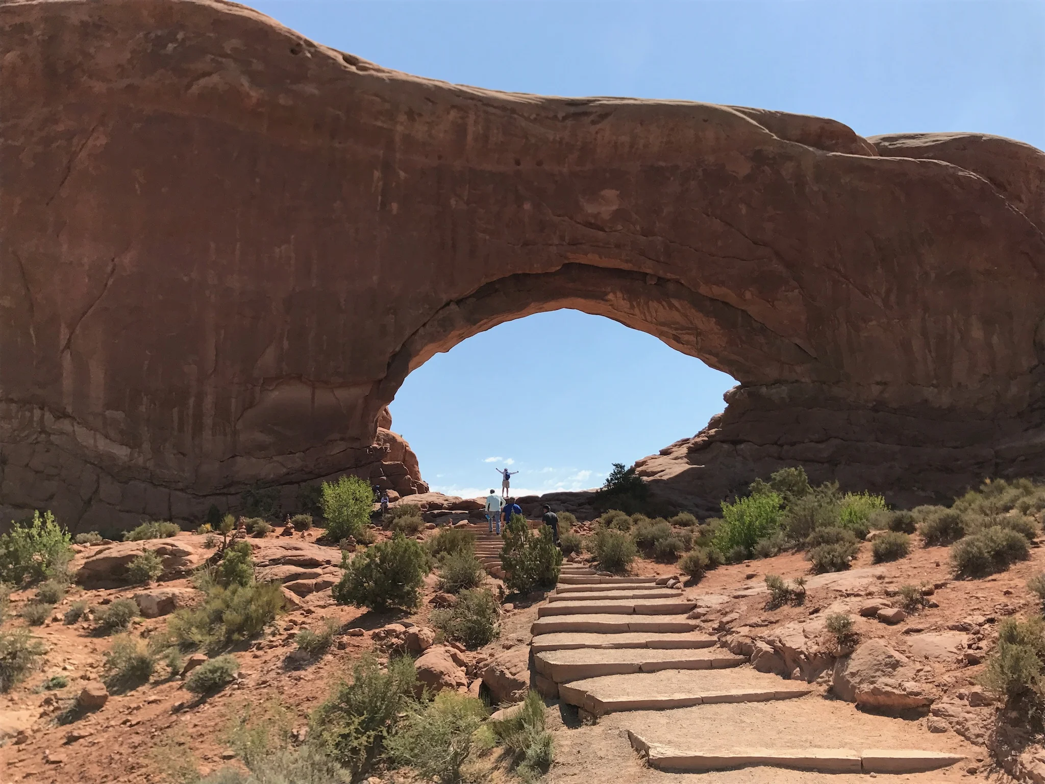 At Arches National Park in Moab, UT.