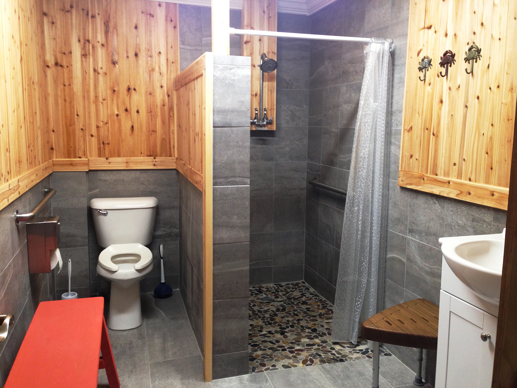 Newly Remodeled Restrooms and Showers