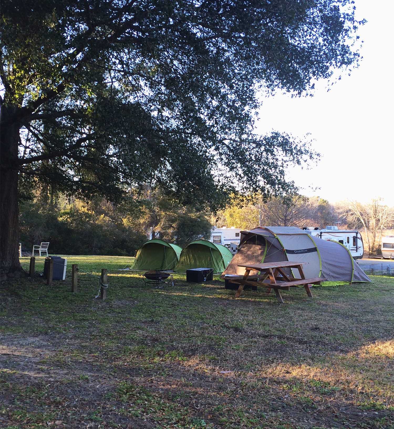 Tenting, Playground and Rec Area