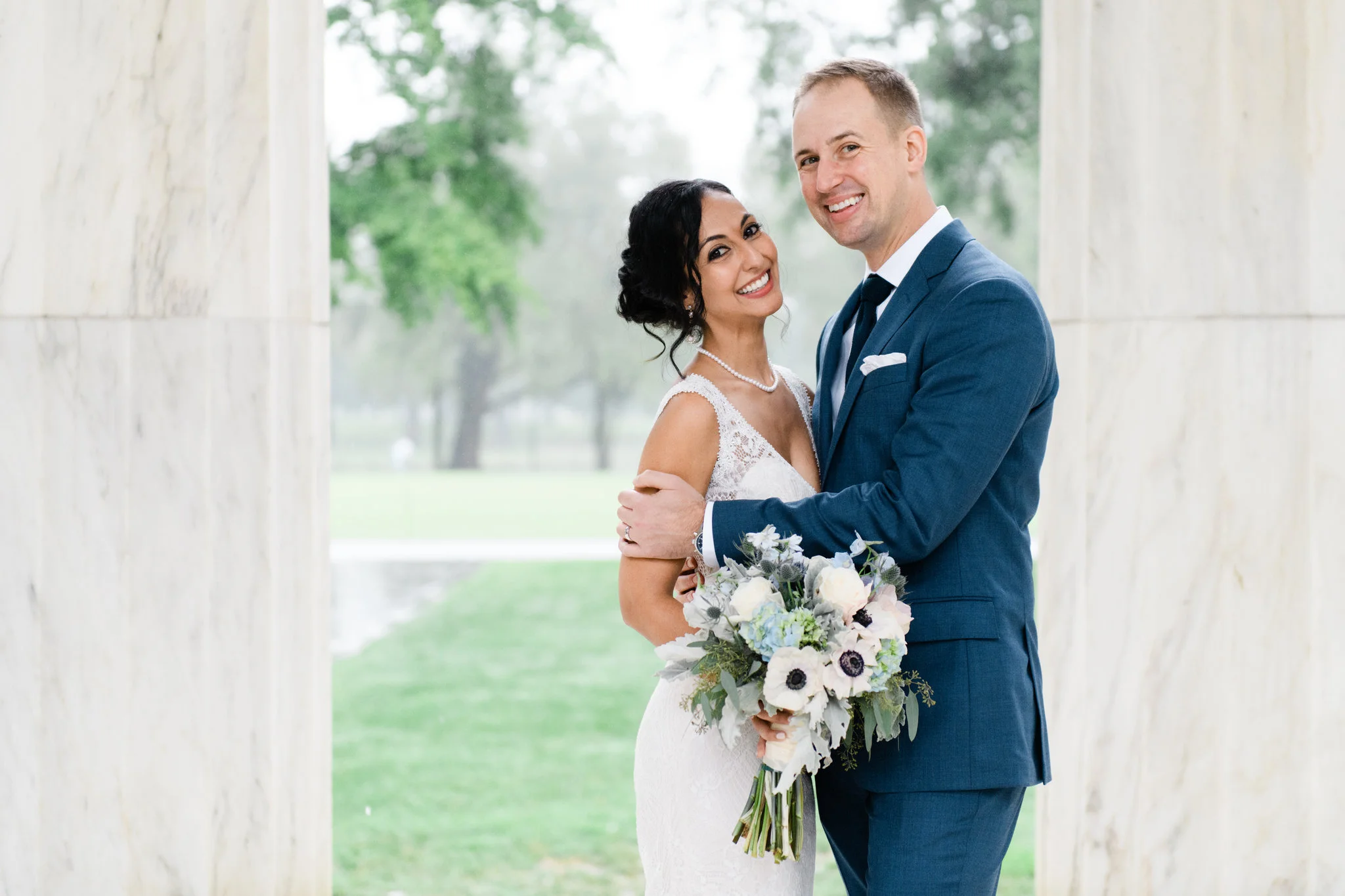 David and I at the DC War Memorial–where we said our “I Do’s”. Just a week before we hopped on a plane to Shanghai.