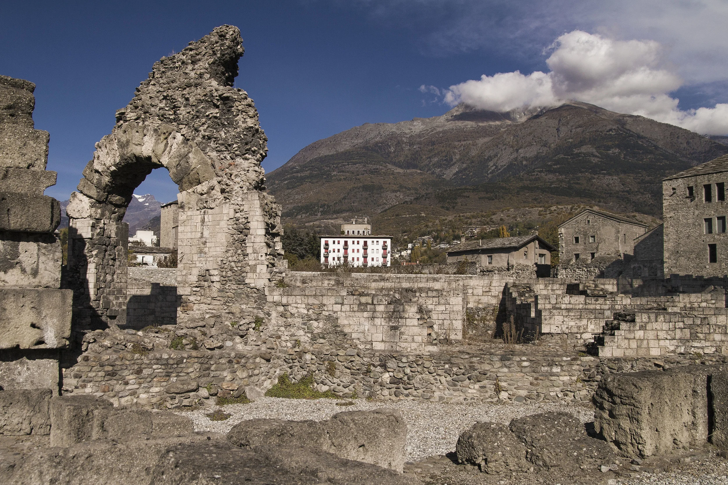 Roman Theatre, Aosta, Italy