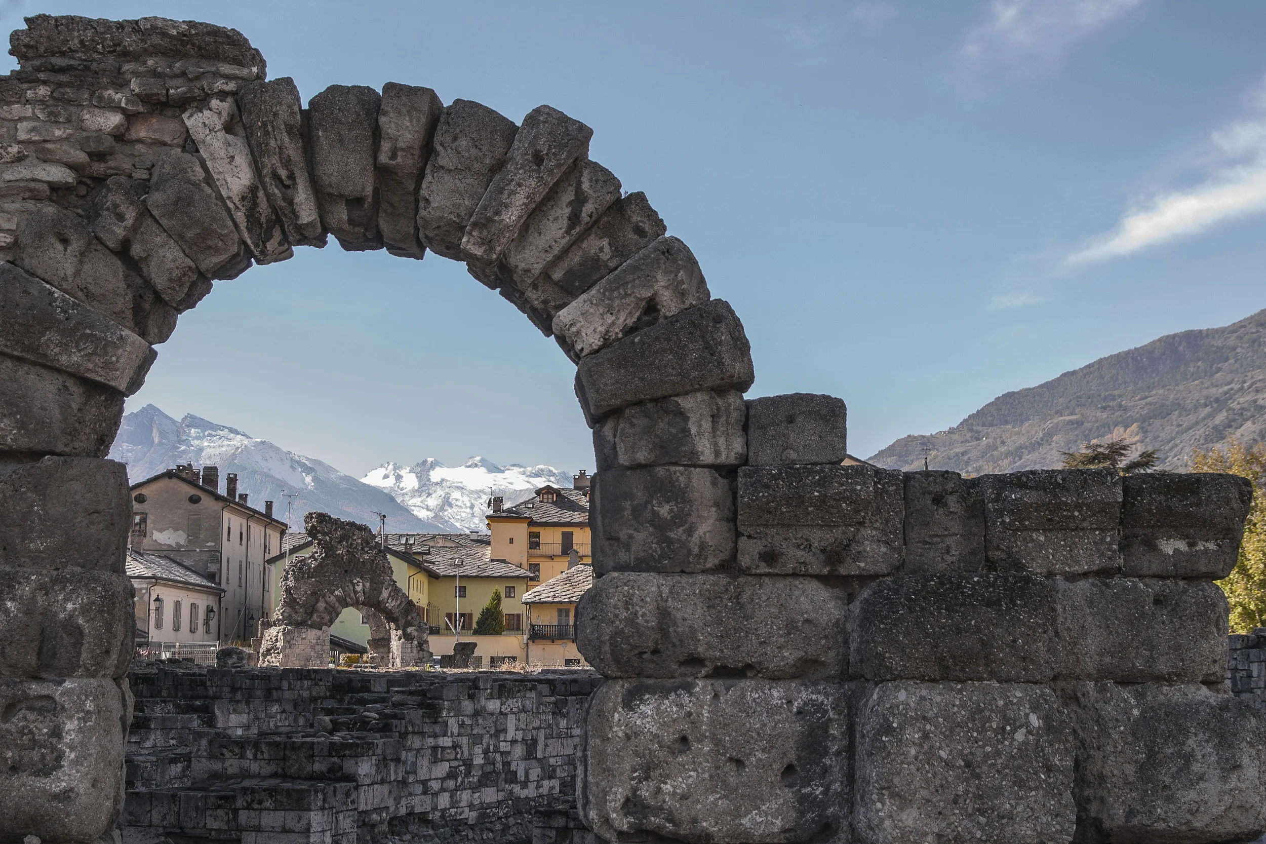 Roman Theatre, Aosta, Italy