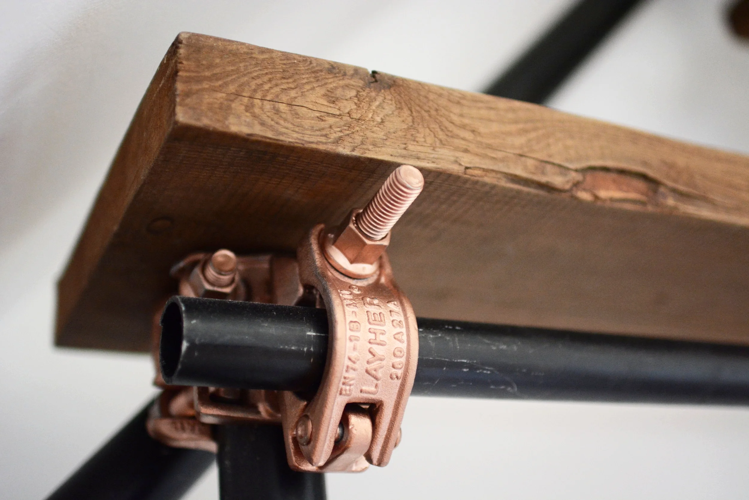 CUSTOM RECLAIMED PIPE &amp; BOARD WARDROBE