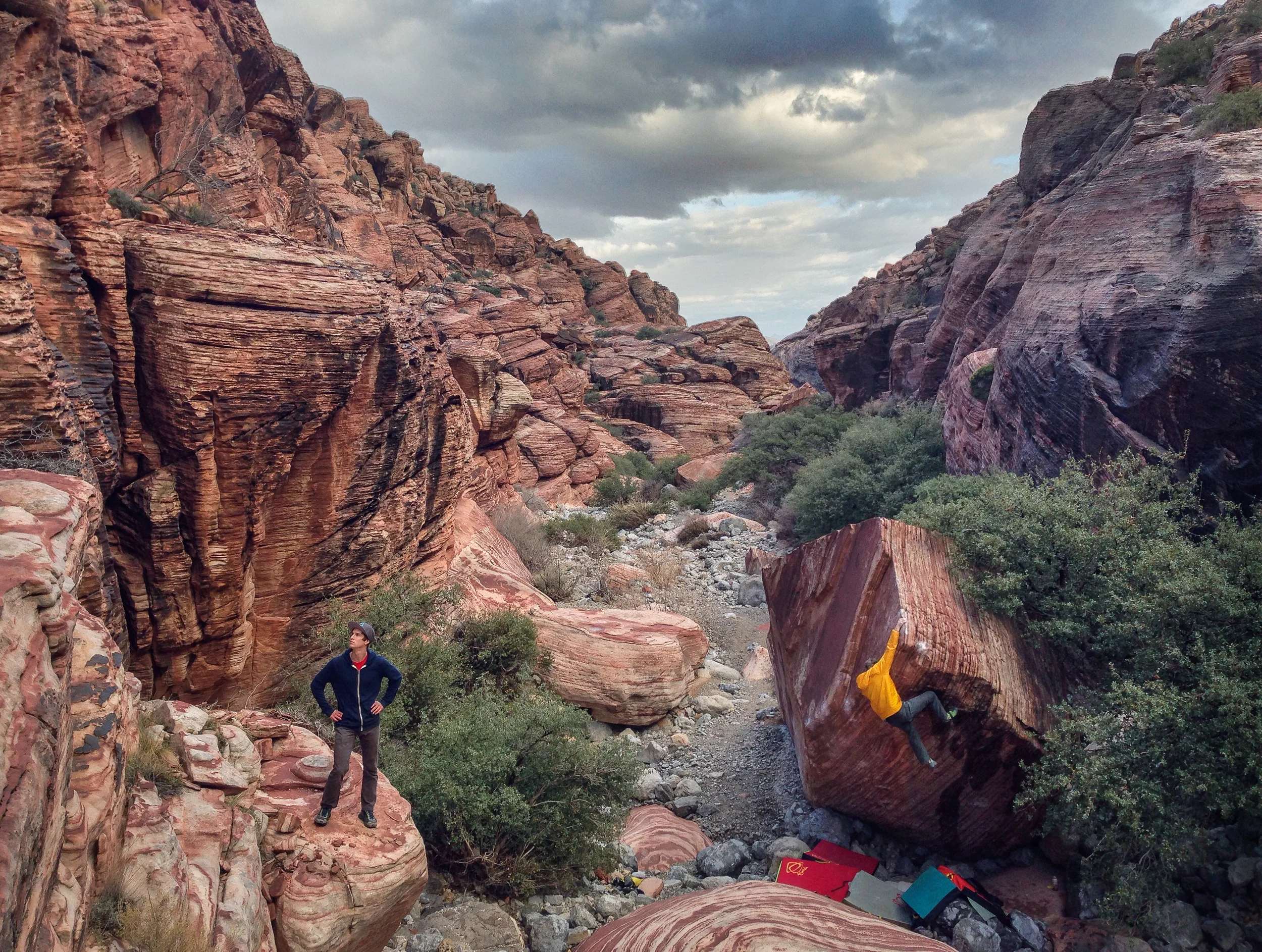 Matt Working his Project Meadowlark Lemon sit start. V14/15. Meanwhile Jasper seems pretty unimpressed. 
