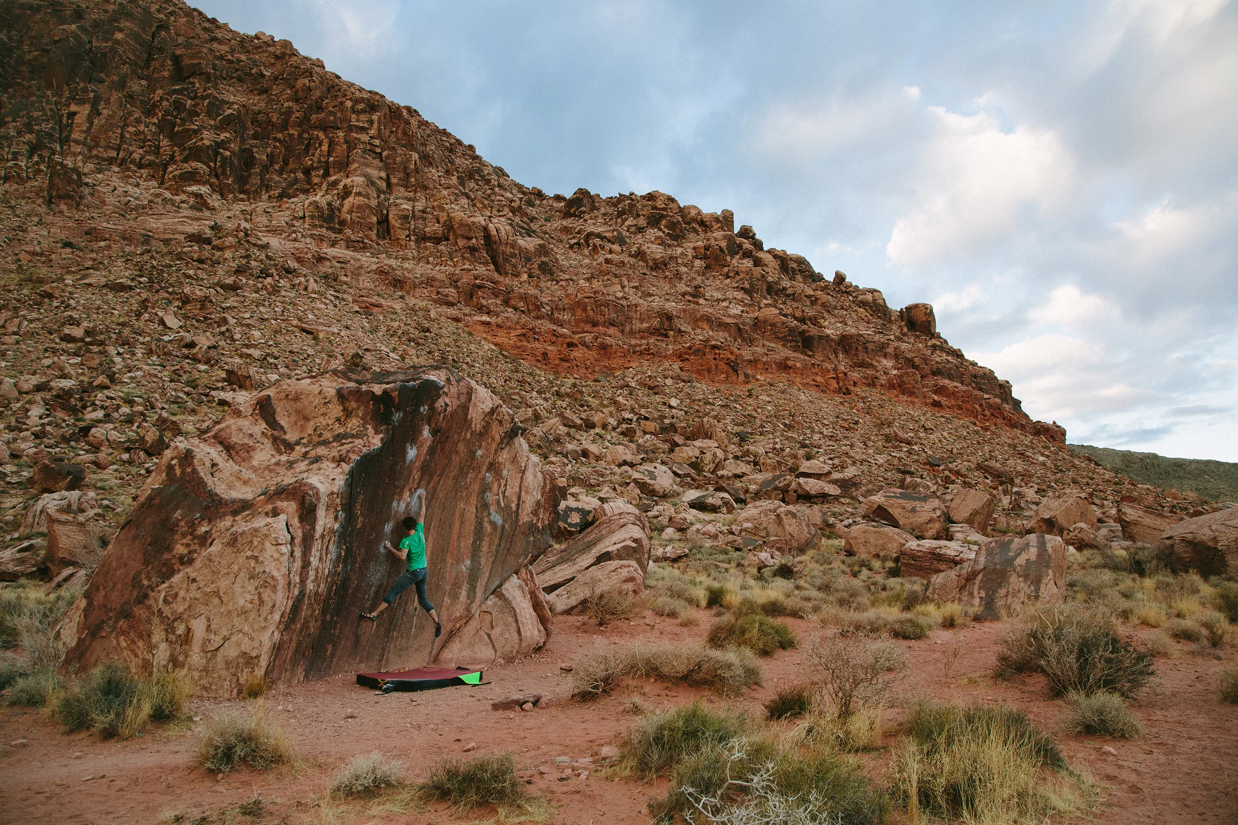 Jasper sending The Pearl in Red Rocks NV.