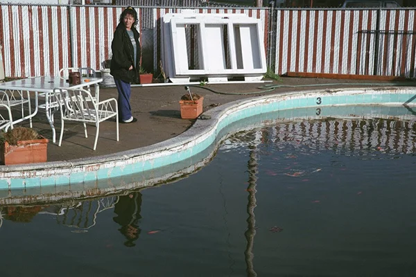 Donna and her koi pond - Oakland Oregon.jpg