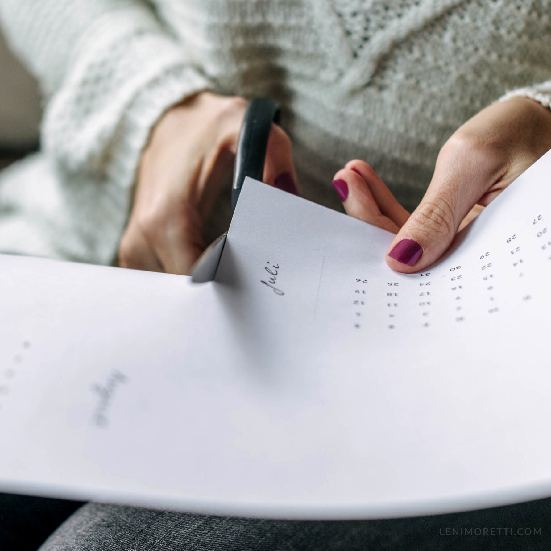 Fotokalender Vorlage im Format A5