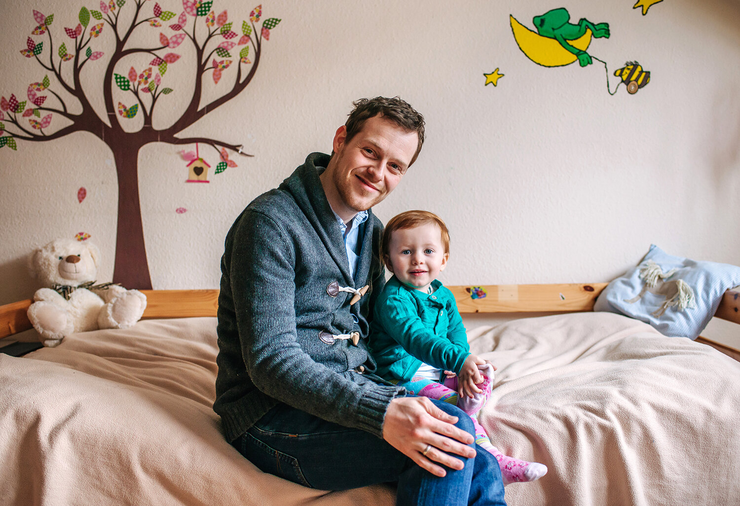Familienfotograf Berlin Zehlendorf - Homestory zu Viert