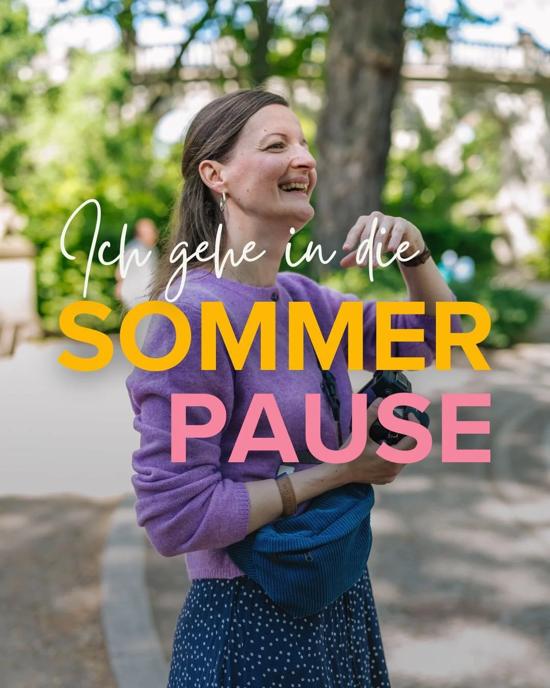 Bis bald, ihr Lieben. 👋🏻 ☀️ 😊⁠
⁠
Meine 1. richtige Sommerpause letztes Jahr hat mir so gut getan, dass ich mir dieses Geschenk auch dieses Jahr wieder machen wollte. Ich freu mich auf warme Sommerabende und richtig viel Zeit mit meinem Sohn, Freun