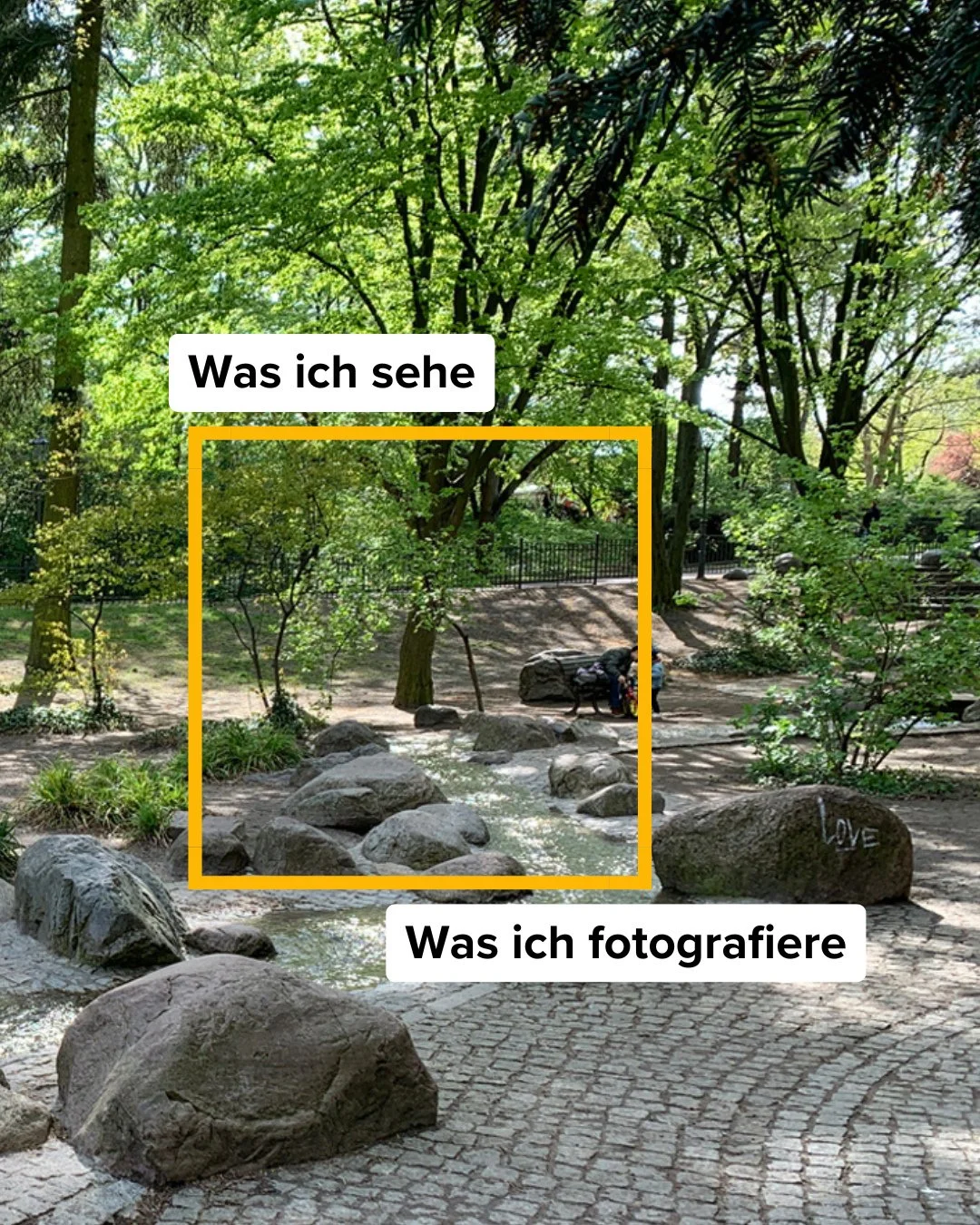 Wenn man Fotografieren lernt, f&auml;ngt man an, alles um sich herum mit ganz anderen Augen zu sehen. Dort, wo andere nur einen dunklen, schattigen Bach und olle Steine sehen, siehst du auf einmal den tollsten Hintergrund f&uuml;r dein Fotomotiv. ⁠
⁠
