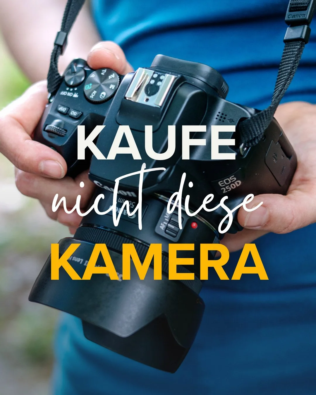 "Leni, kannst du mir eine Kamera empfehlen? Leni, welches Objektiv soll ich mir f&uuml;r meine Kamera kaufen, das hier oder das hier? Und wieso muss ich auf den Crop-Faktor achten, was ist das &uuml;berhaupt?"⁠
⁠
Diese Fragen habe ich die l