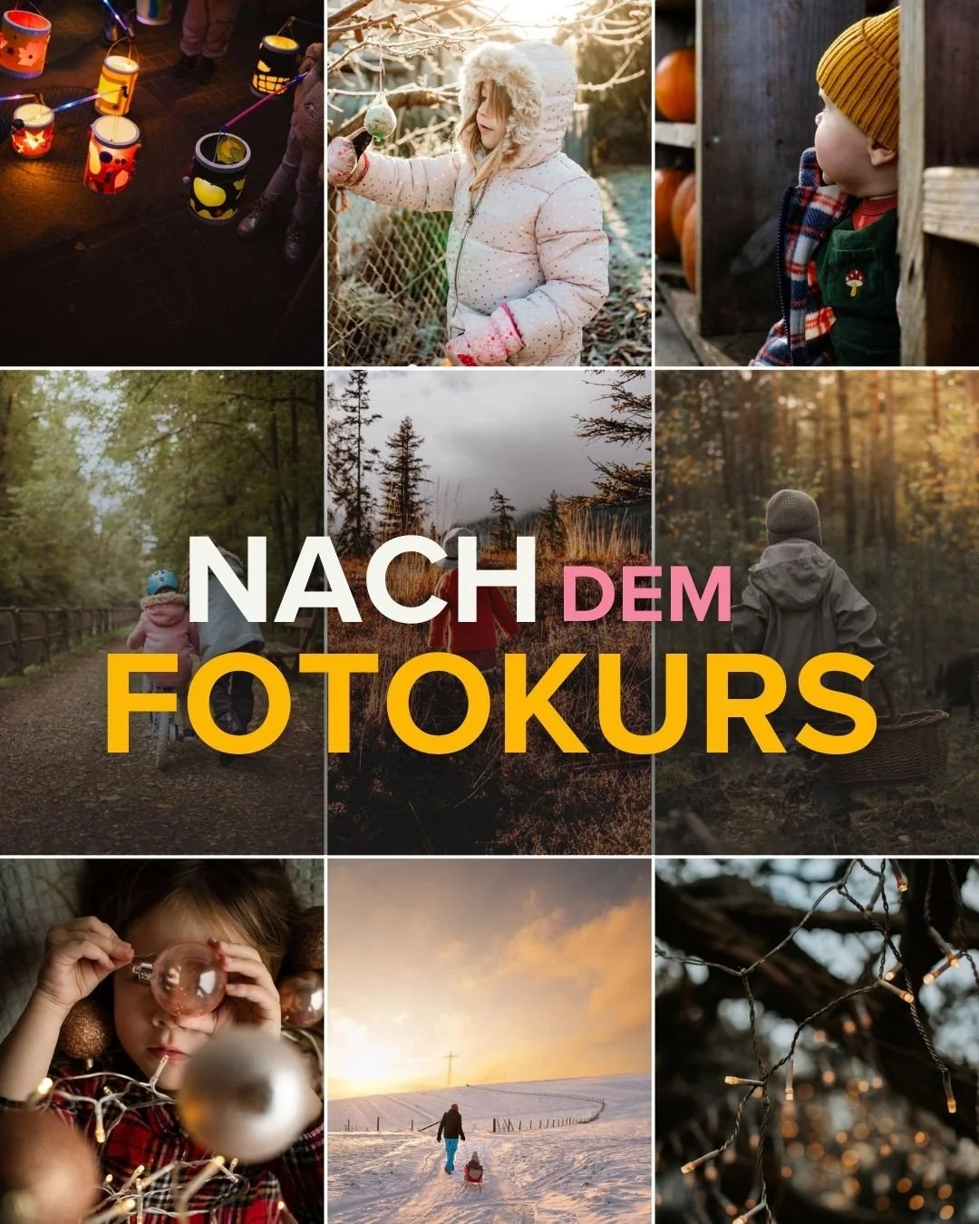 Keine Mama aus meinem Fotokurs hat es je bereut, ihre Kamera besser zu verstehen. Aber sehr viele bereuen es, nicht fr&uuml;her fotografieren gelernt zu haben. 💛⁠
⁠
Viele der Mamas, deren Fotos ich hier zeige, fotografieren mittlerweile schon einige