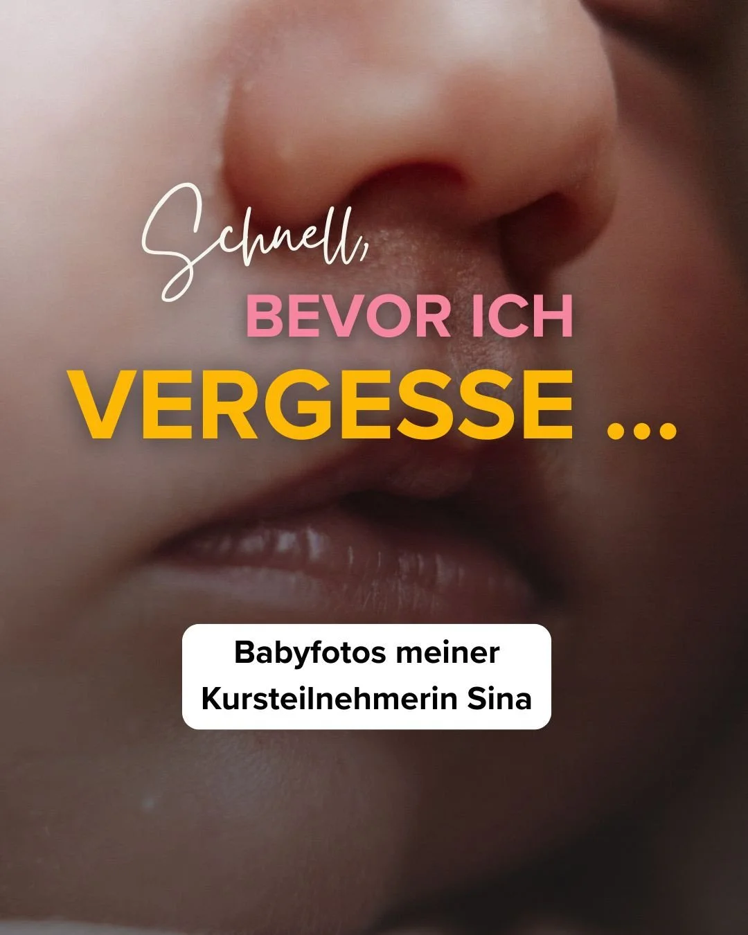 Die ersten Fotos mit deinem Baby kannst du sp&auml;ter nicht nochmal machen. 💛 ⁠
⁠
Als Sina sich f&uuml;r den Online-Fotokurs f&uuml;r Eltern angemeldet hat, war ihre gro&szlig;e Tochter f&uuml;nf und das zweite Baby unterwegs: ⁠
⁠
"Innenr&auml