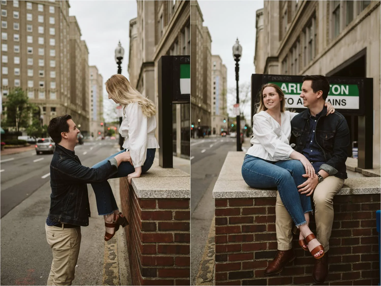 Boston Back Bay Engagement Session - Boston Engagement - Boston Public Garden - Jemima Richards