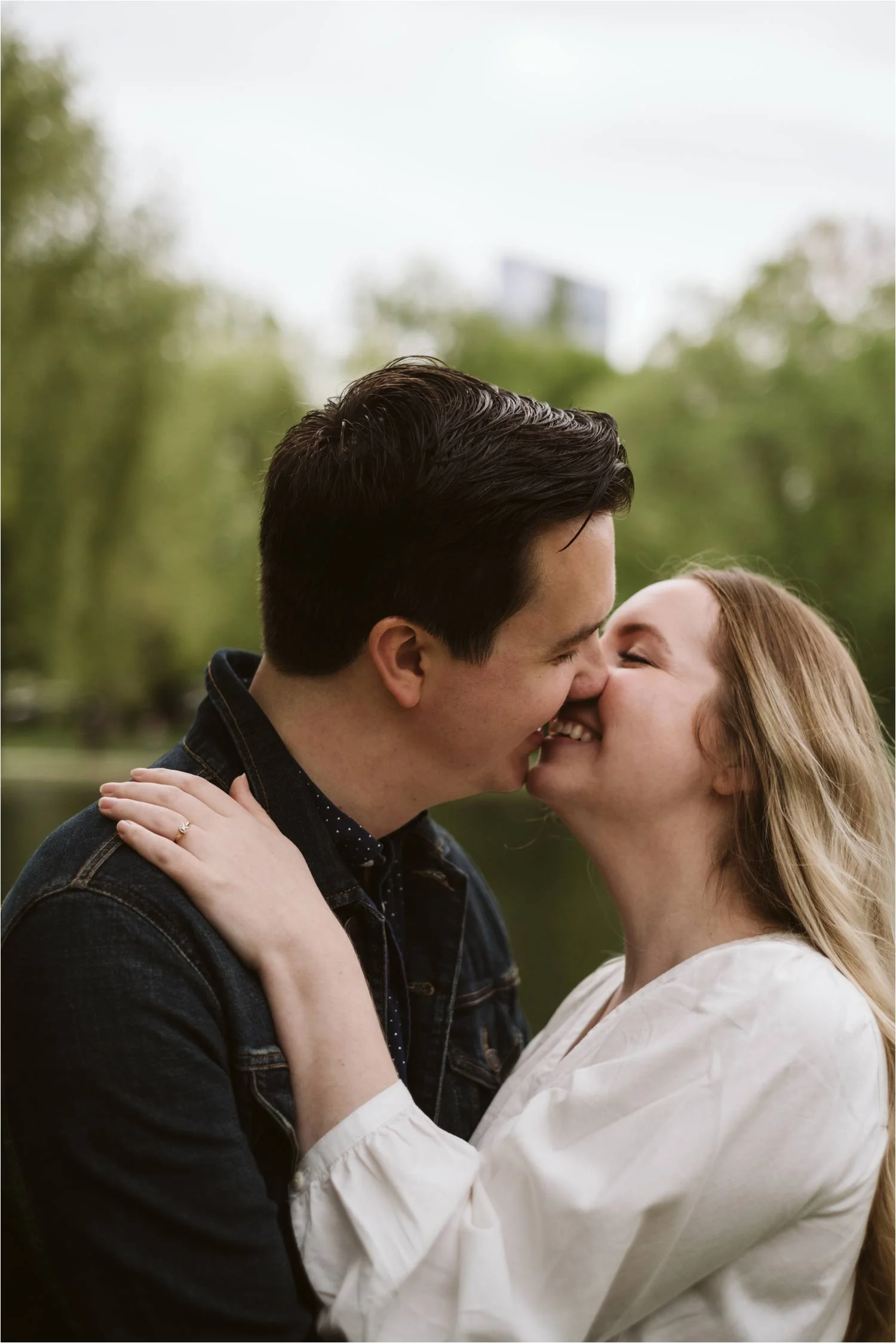 Boston Back Bay Engagement Session - Boston Engagement - Boston Public Garden - Jemima Richards