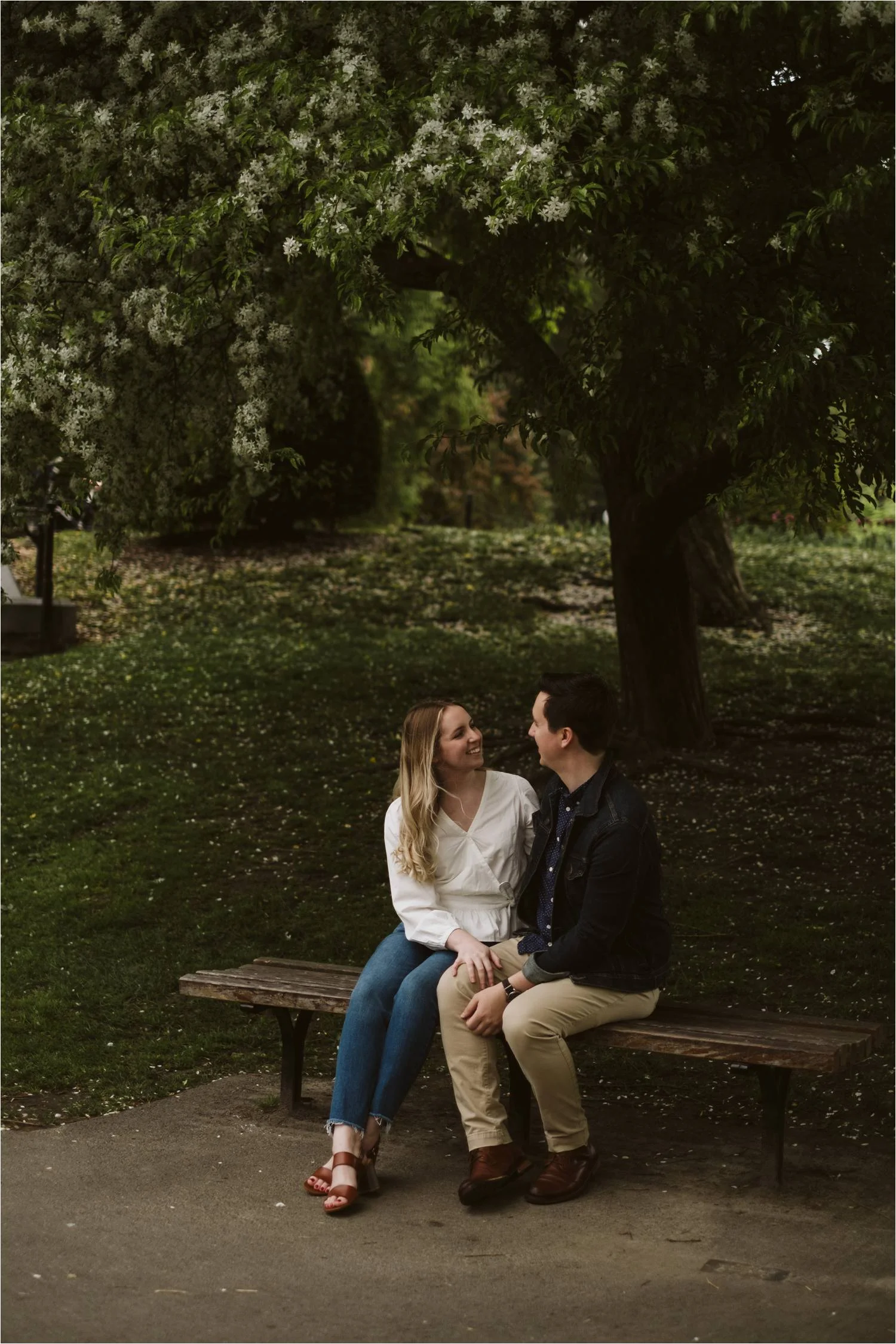 Boston Back Bay Engagement Session - Boston Engagement - Boston Public Garden - Jemima Richards