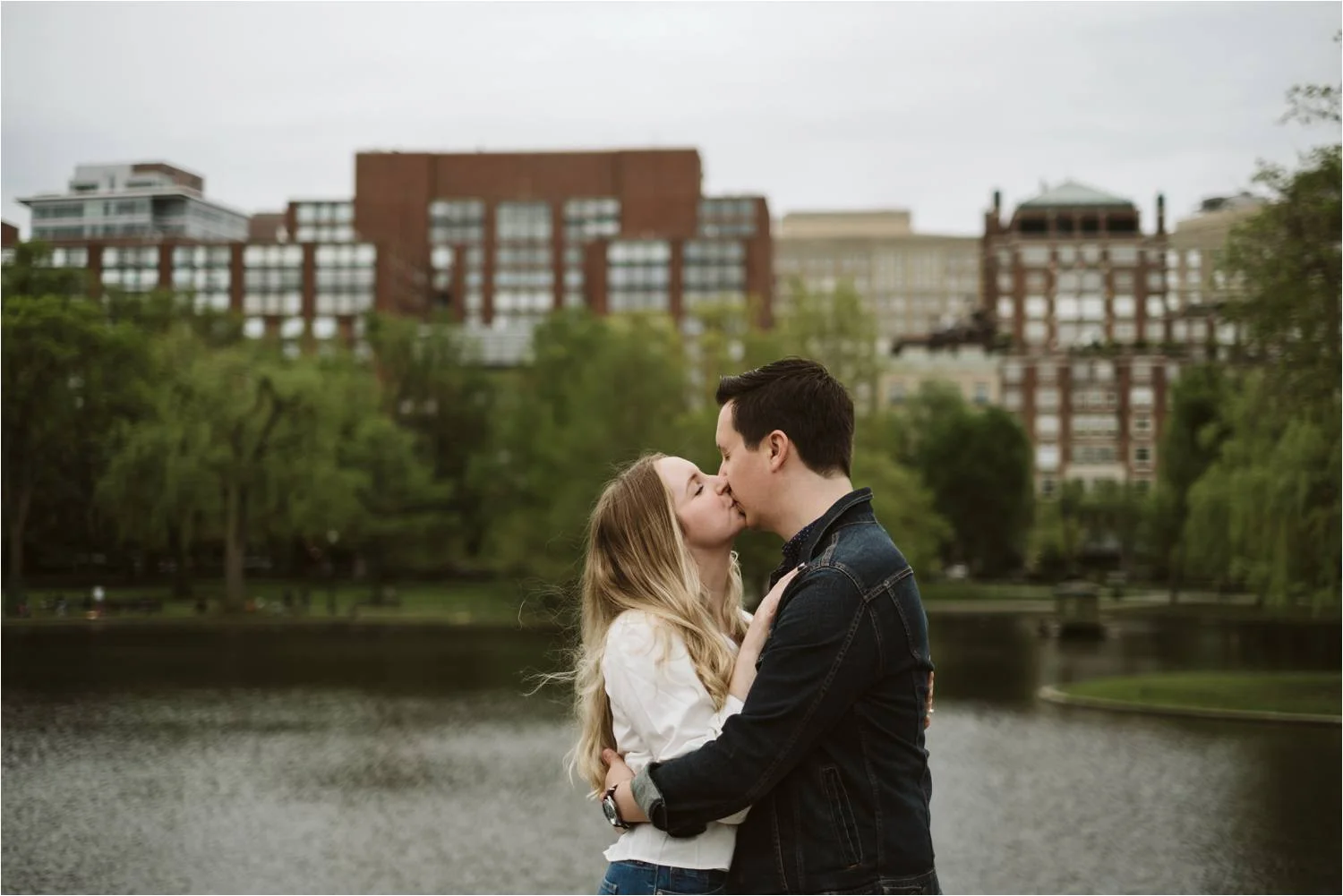 Boston Back Bay Engagement Session - Boston Engagement - Boston Public Garden - Jemima Richards