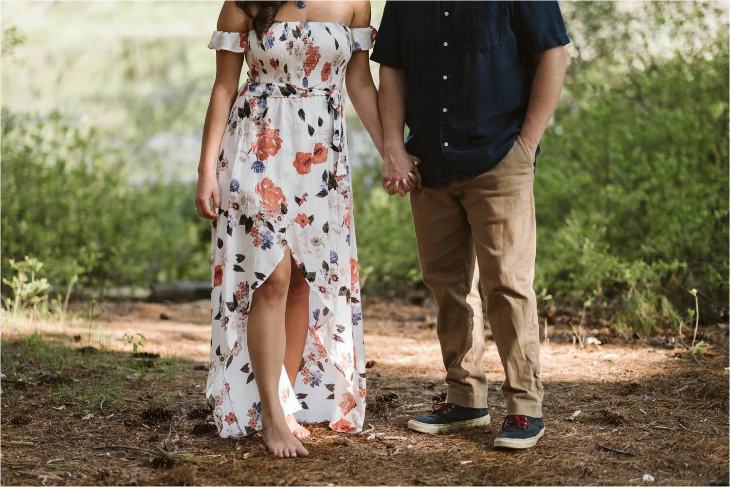 Walpole Town Forest - Walpole Engagement Session - Norfolk MA Engagement Photos - Jemima Richards