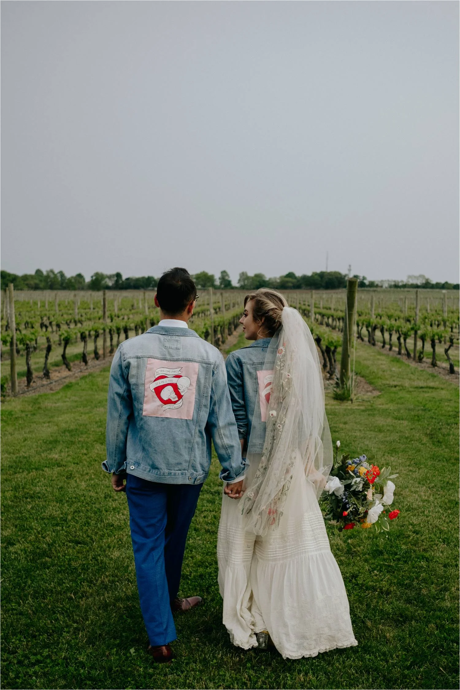 DIY Wedding - Newport Vineyards Wedding - Newport Rhode Island Wedding - Jemima Richards - Free People Bride - New England Wedding Photographer - Rhode Island Wedding Photographer