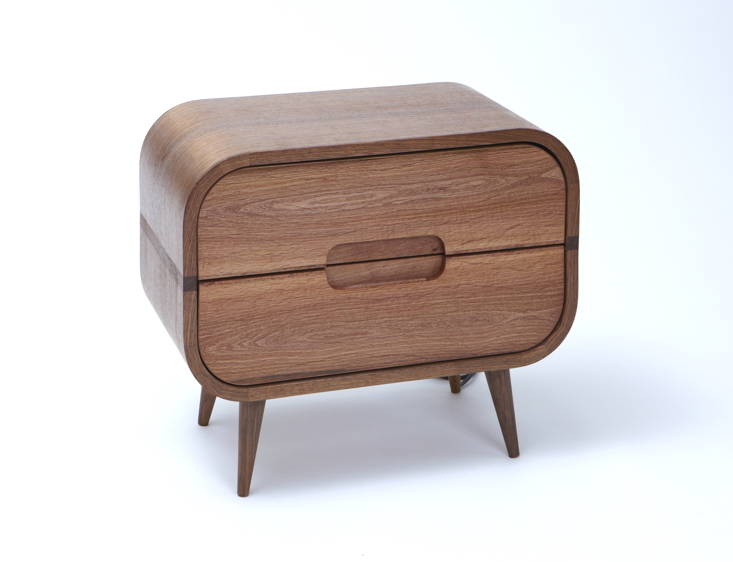 1950's inspired bedside cabinet made by Angus.