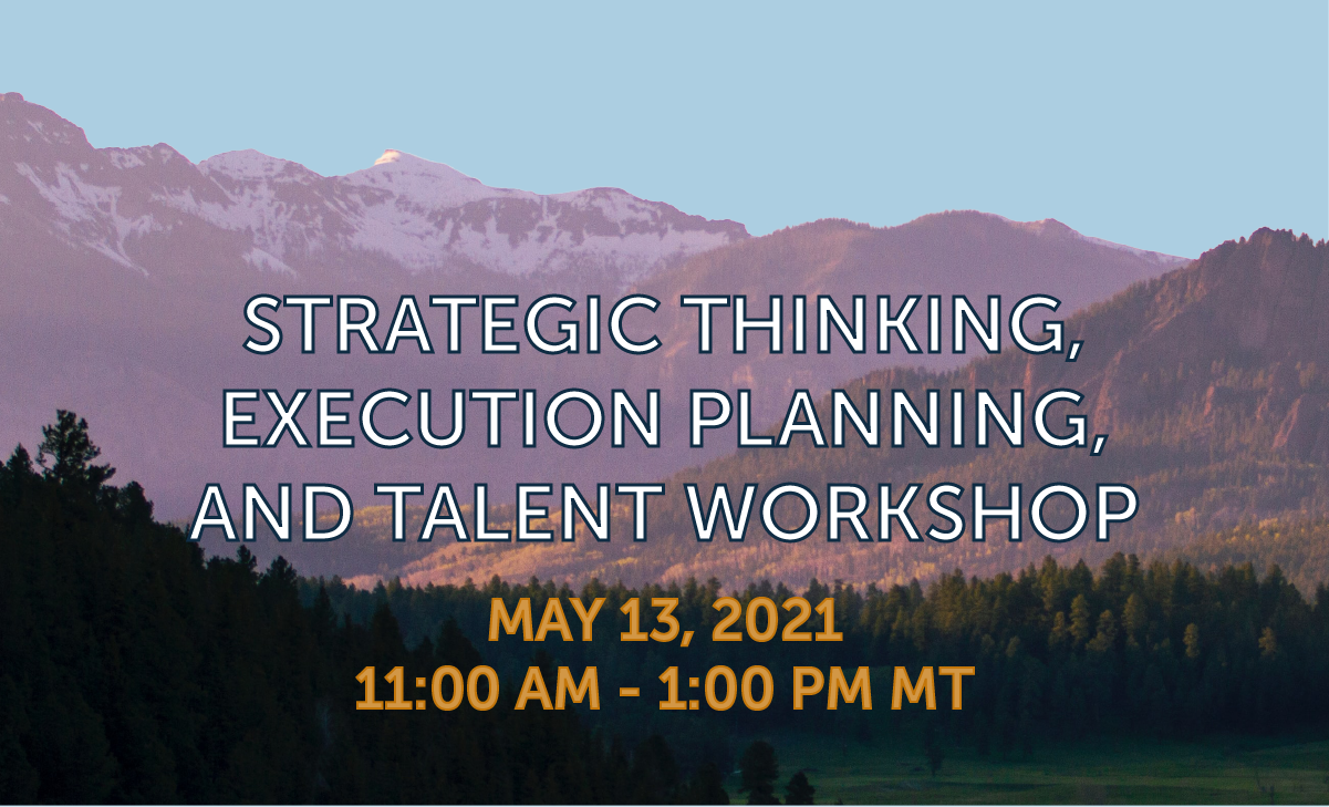 Strategic Thinking, Execution Planning and Talent - How to Prepare for Accelerated Growth in 2021 with Shannon Susko and Ethan Martin