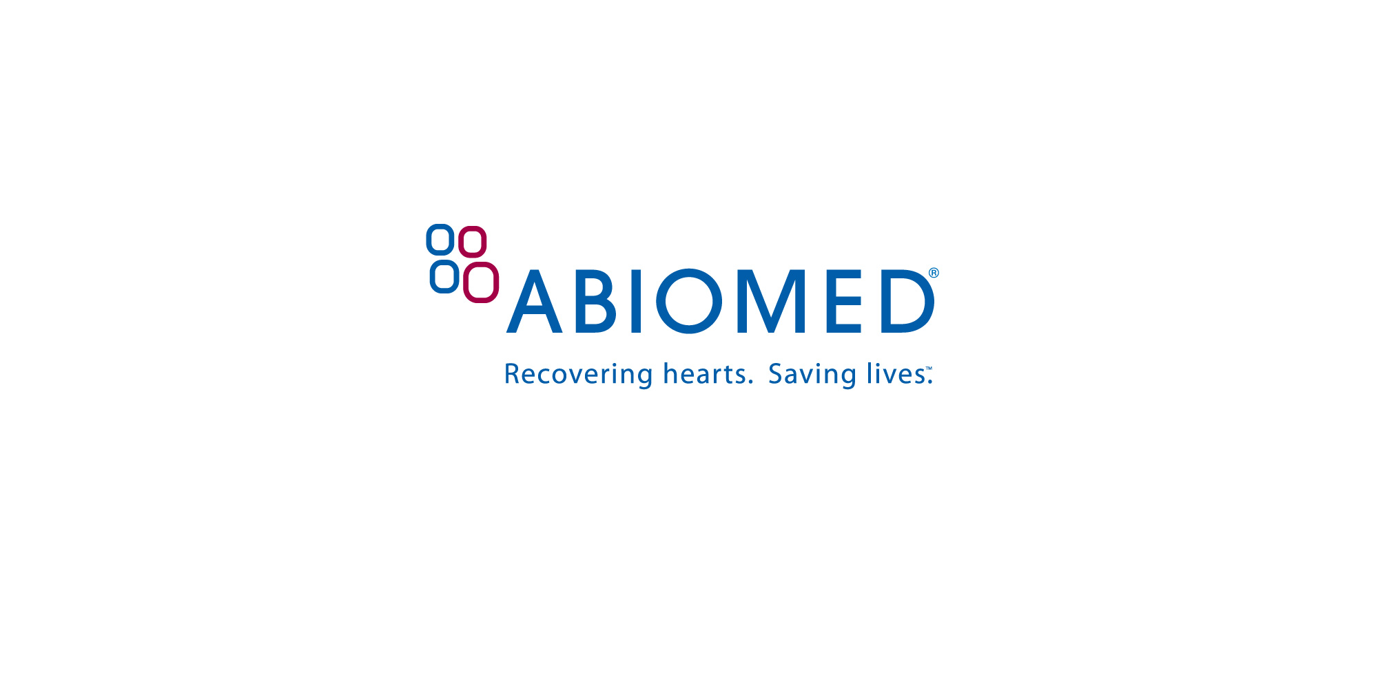 The most immediate and visible change was a complete redesign of the Abiomed logo accompanied by a new tagline that reinforces what the company has always been about: "Recovering hearts. Saving lives." The symbol represents the four chambers of the heart.