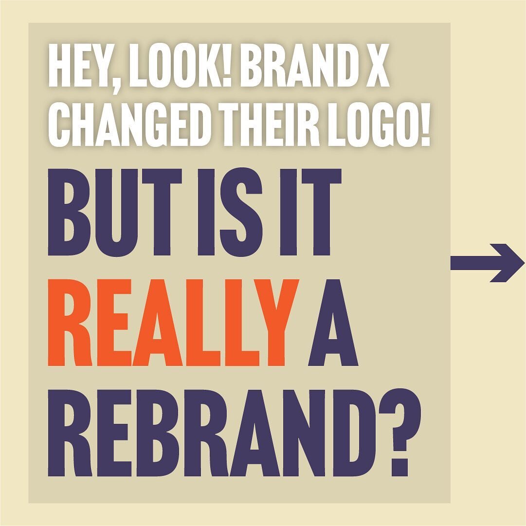 When a brand changes its logo, it usually is NOT a rebrand. PBS, Burger King, Warner Brothers, have not recently rebranded themselves, they&rsquo;ve just changed their logos. Scroll through to learn the difference between a rebrand and a simple logo 