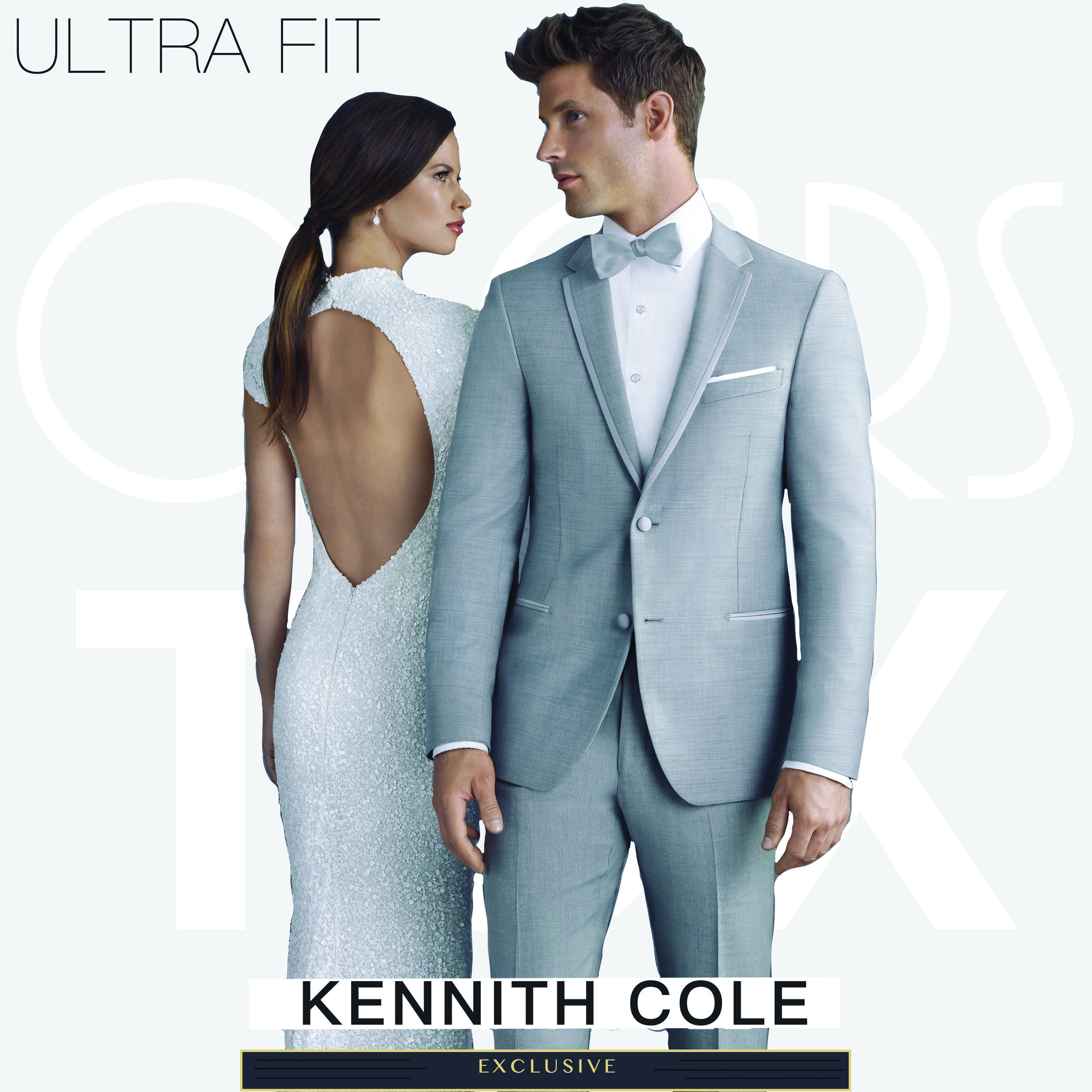 Kenneth Cole Heather grey two button Ultra slim fit