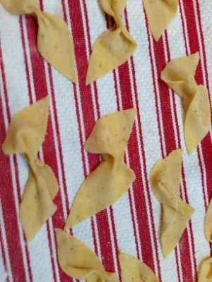 Meyer Lemon Rind Bow Tie Pastas 