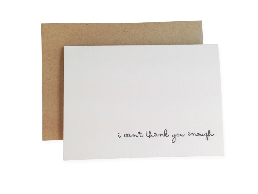 Thank You Card by Ink Meets Paper