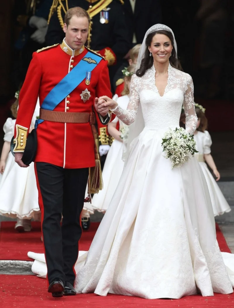 Prince William with his wife