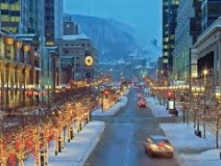 From snowy Montreal...