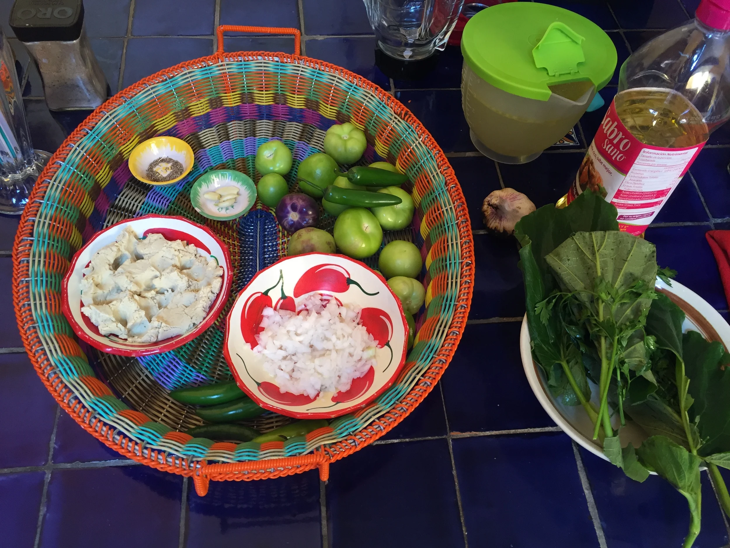 Mole Verde fixin's
