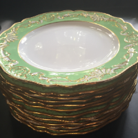 antique dinner plates...