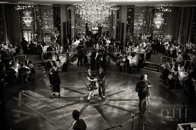 Spinning so slowly, like an old-fashioned LP, that at first the Dean wondered, Am I tipsy? Is there really magic in the world? Can I cover a dance floor so expertly? No! It’s the moving floor!