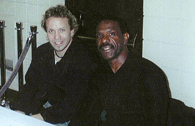 Grant with Andre Dawson, "The Hawk"