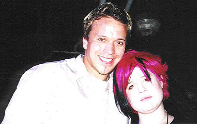 Grant and singer Kelly Osbourne in Washington, D.C., 2002
