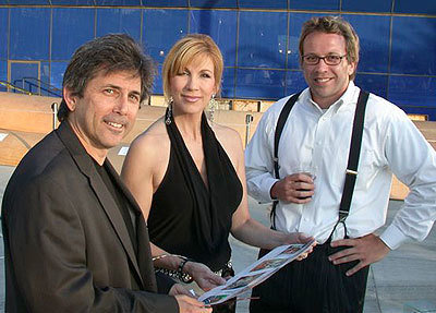 Leeza Gibbons with Grant in Los Angeles