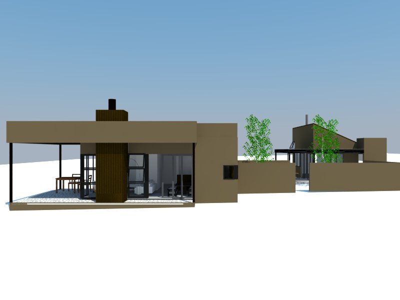 Rendering of 900sf and 450sf TANSUCASA