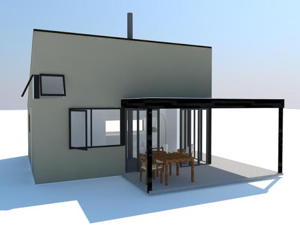 Rendering of 450sf TANSUCASA
