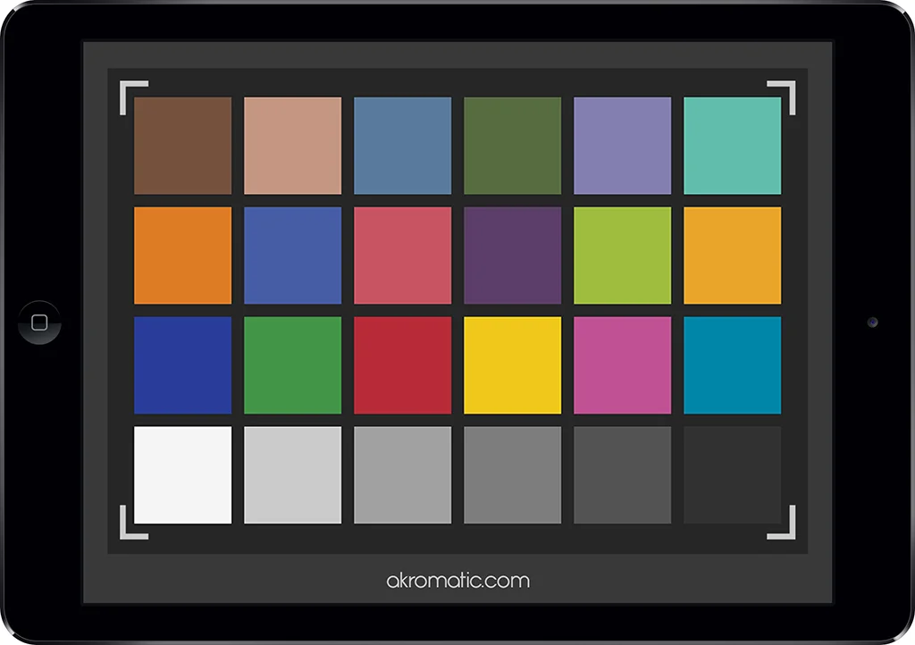 Colour checker para iPad air.