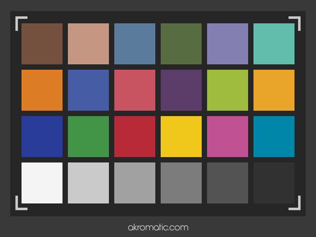 Colour checker para iPad mini.