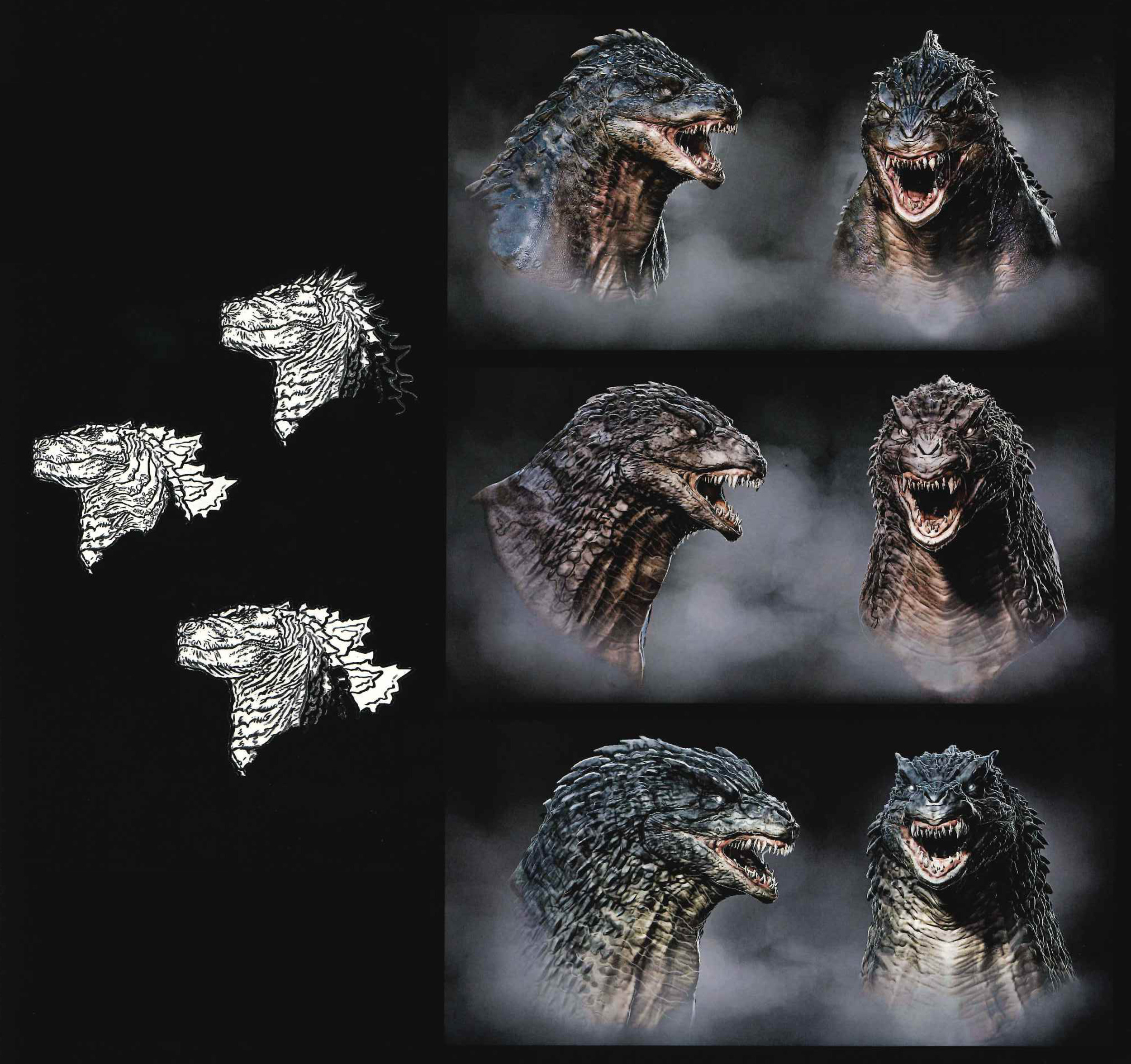 Dise ños iniciales de Weta Workshop.